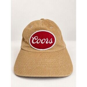 Huckberry x Coors Banquet Corduroy Hat Tan SnapBack Outdoors Men’s One Size